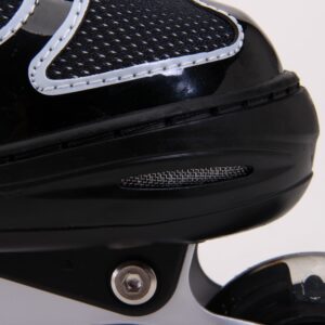 Adjustable Inline Skates with Flash Wheel 2019 - Black