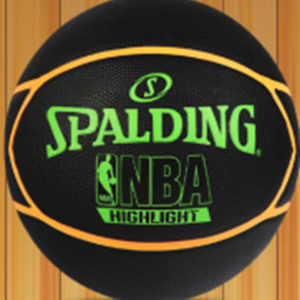 Dark Skin with Gold Details NBA Logo #5 Ball