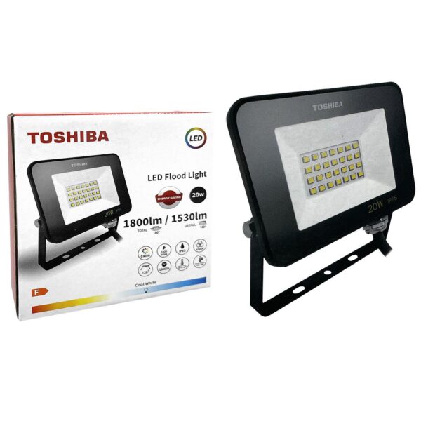 Προβολέας στεγανός led toshiba ip65 20w 6500k Toshiba 00172832