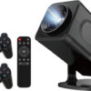 Κονσόλα Παιχνιδιών Projector LCD HD Λάμπας LED με Wi-Fi και Ενσωματωμένα Ηχεία Μαύρος