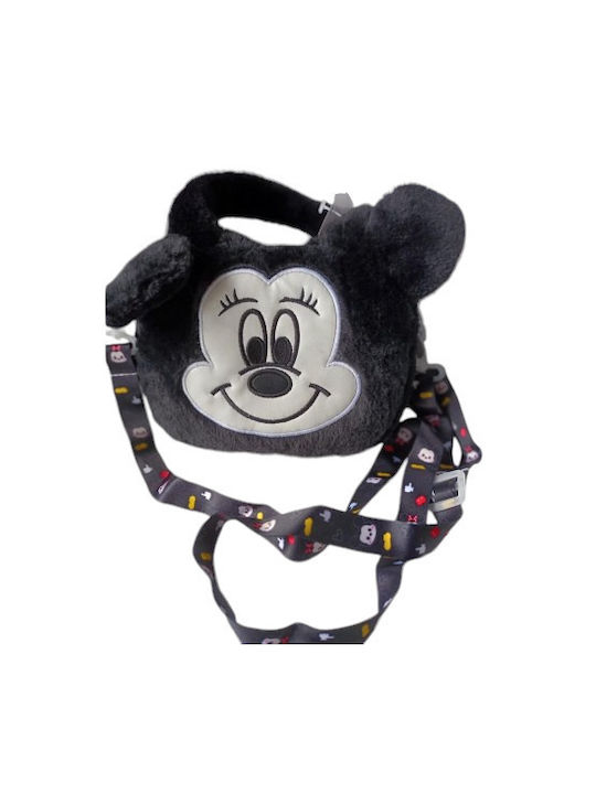 Mickey Mouse Παιδική Τσάντα Ώμου 18x15x5εκ. Μαύρη