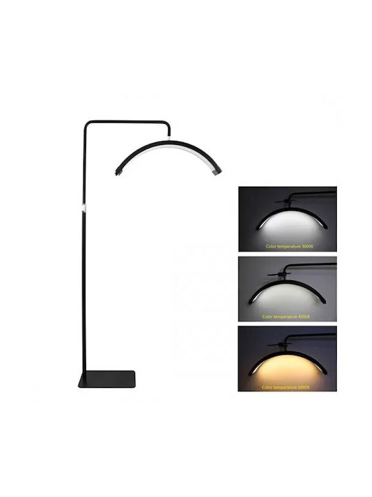 LED Φωτιστικό Δαπέδου σε Μαύρο Χρώμα HD-M6X