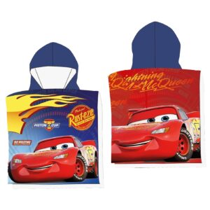 Πετσέτα Θαλάσσης Πόντσο Μικροίνες Cars 100x50cm Disney CAR24-3723