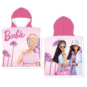 Πετσέτα Θαλάσσης Ποντσο Microfiber Barbie 100x50cm Barbie BAR24-4086