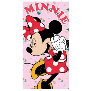 Πετσέτα Θαλάσσης Microfiber Minnie Κόκκινη 140x70cm Disney MIN36-5015