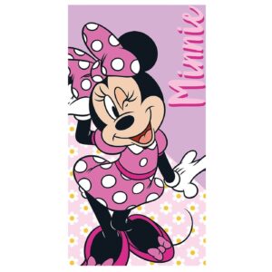 Πετσέτα Θαλάσσης Microfiber Minnie Ροζ 140x70cm Disney MIN36-5016