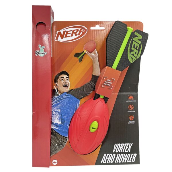 Λαμπάδα Nerf Sports Μπάλα Πύραυλος Vortex Aero Howler 32x ø9cm Bunny's 932250