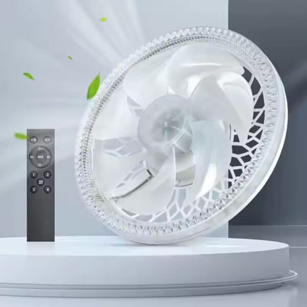 Rixme Ανεμιστήρας Οροφής 30cm με Φως και Τηλεχειριστήριο Λευκός