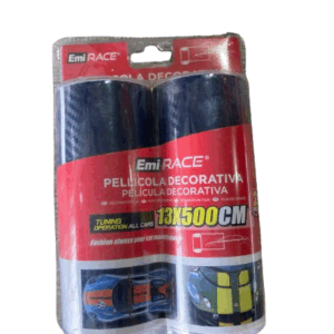 EmiRace Αυτοκόλλητη Ταινία Αυτοκινήτου Carbon 13x500cm 2 Τεμχ